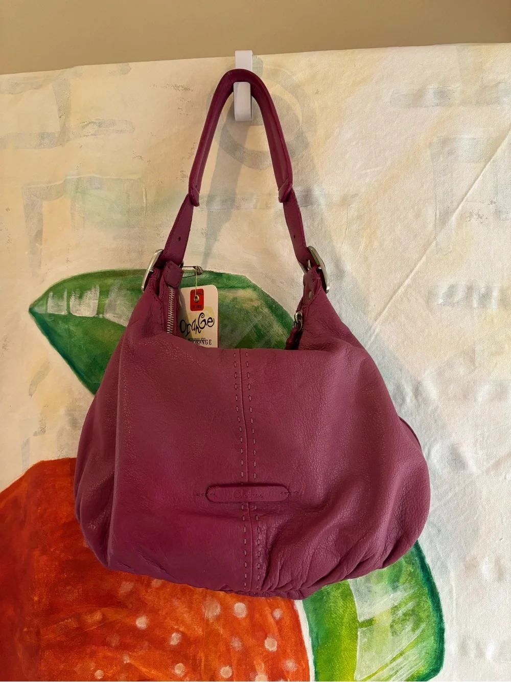 y2k Women's Pink Leather Hobo Shoulder Bag
